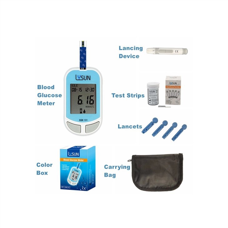 Diabetes Blood Sugar Test Kit Glucose Meter