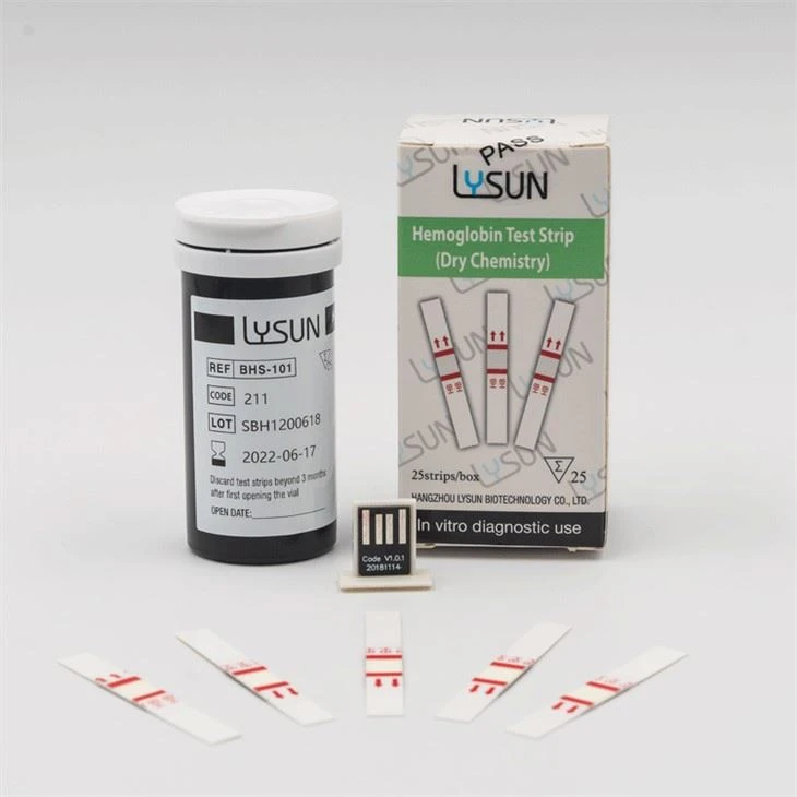 Lysun Portable Blood Hemoglobin Monitor Haemoglobin HCT Meter Low Price