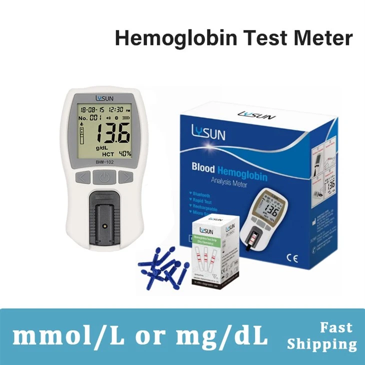 Easy Touch asins hemoglobīna hemoglobīna mērītāja uzraudzības sistēma