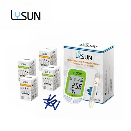 GUM-101 asins glikozes mērītājs ar urīnskābes mērītāju ātrai pārbaudei